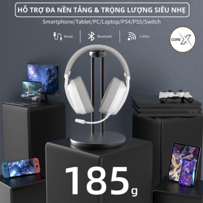 Tai Nghe Bluetooth Chụp Tai Không Dây Headphone Attack Shark L80 Âm Bass 3D Chơi Game Giải Trí