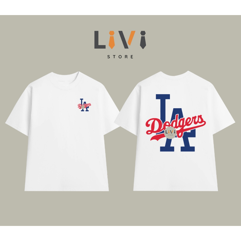 Áo Thun Los Angeles Dodgers Cotton Cao Cấp Form Rộng LIVI039 - LiVi Store