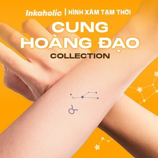   Cung Hoàng Đạo Collection  Hình xăm dán tạm thời 15 ngày Inkaholic xăm giả đẹp & ngầu y xăm thật chống nước 100 
