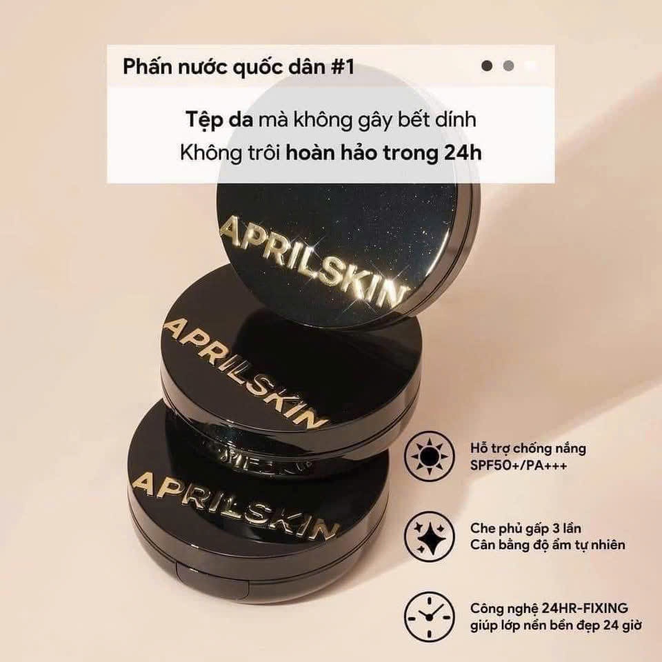 (Full VAT) Phấn Nước Aprilskin Magic Snow Cushion Galaxy SPF50+/PA+++ | BigBuy360 - bigbuy360.vn