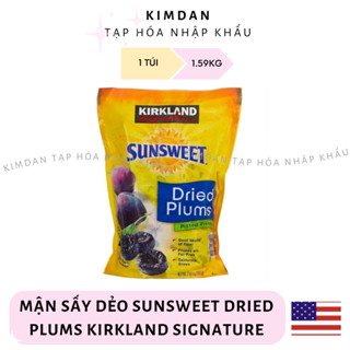  MẬN SẤY DẺO SUNSWEET DRIED PLUMS KIRKLAND SIGNATURE 1.59KG TỐT CHO TIÊU HÓA CUNG CẤP CHẤT XƠ NHẬP KHẨU MỸ 