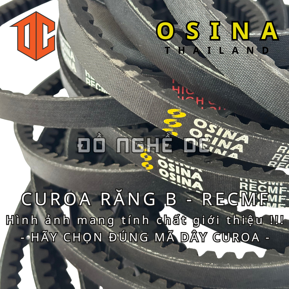 Sợi curoa răng RECMF Thái lan - OSINA B33 B61 B97 B93 B38 B40 B30 B36 B30 B95 B65 B85 B47 B52 B63 B2