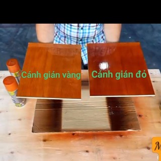  Sơn xịt gỗ màu cánh gián TOLAX 400ML xịt phủ giữ vân gỗ tự nhiên màu bóng đẹp 