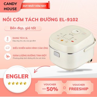  Nồi Cơm Tách Đường Engler EL9102 Dung Tích 2L Đa Chức Năng Thiết Kế Hiện Đại Nấu Cơm Tách Đường 