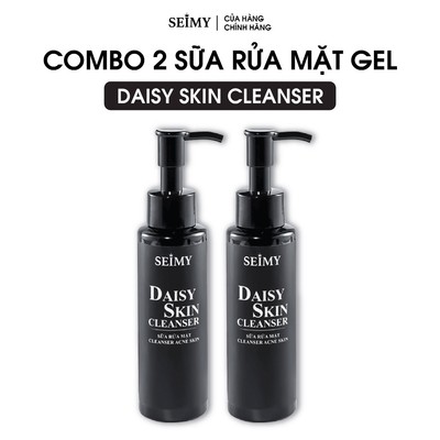 Combo 2 Chai Sữa Rửa Mặt Gel SEIMY - Daisy Skin Cleanser
