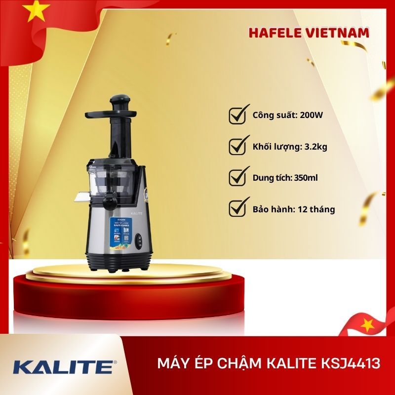 Máy Ép Chậm KALITE KSJ4413 – Giữ trọn 98% dưỡng chất – Thiết kế inox 304 cao cấp - FEM