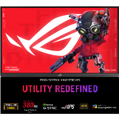 Màn Hình Gaming ROG Strix XG279CNS (27 inch - 380Hz - Fast IPS - 0.3ms) NEW CHÍNH HÃNG