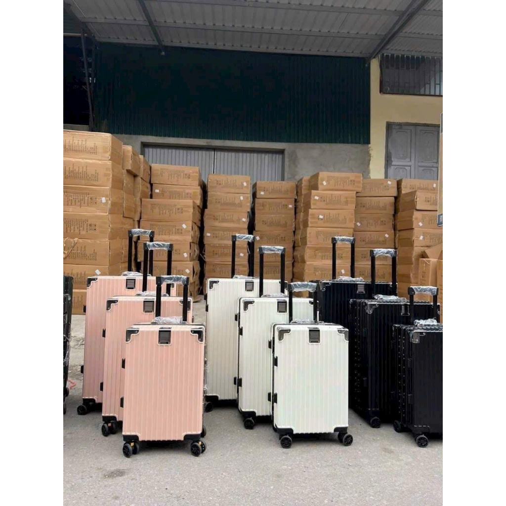 Vali lỗi xả màu bạc