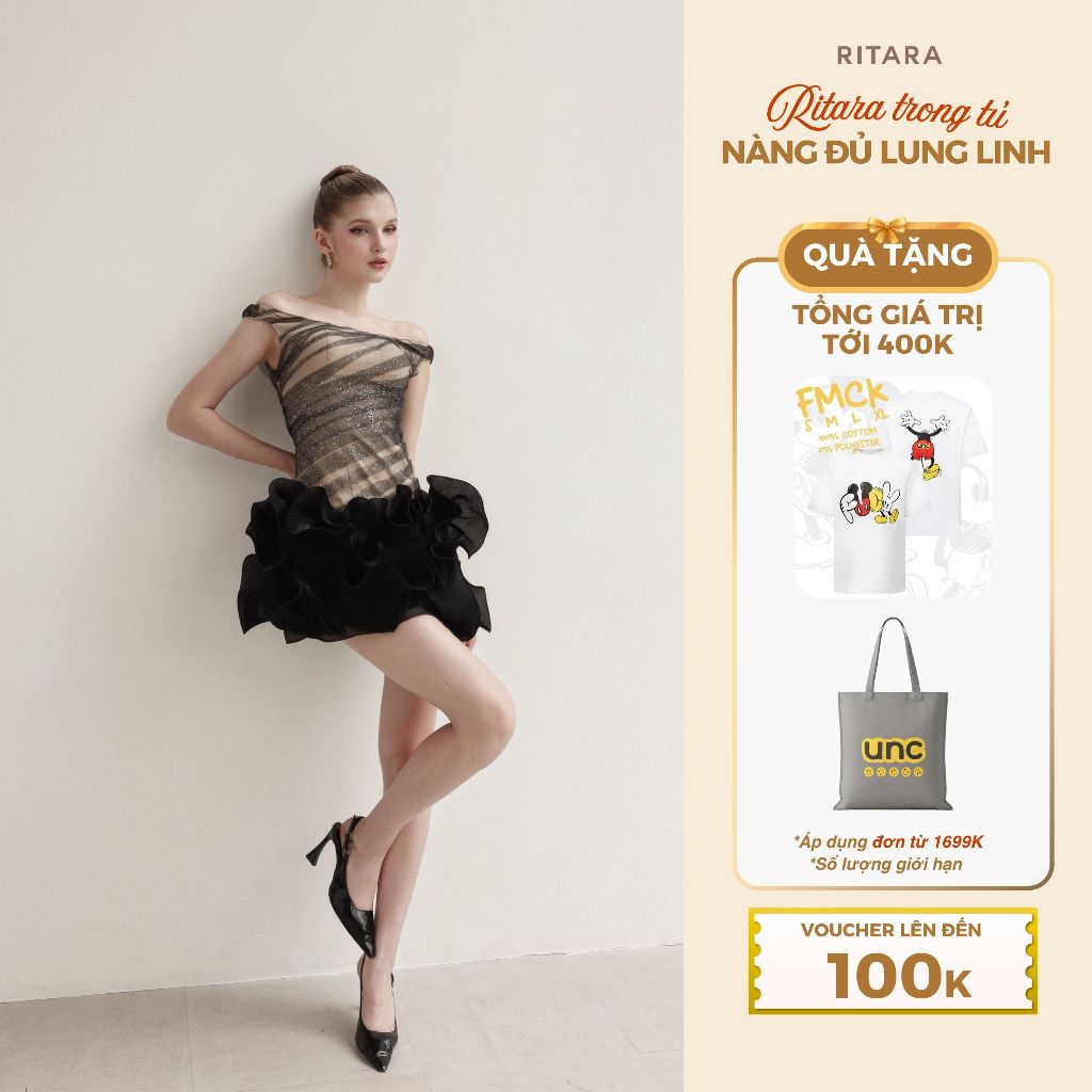 Đầm Dạ Hội Ngắn RITARA Limering Dress Hiện Đại, Tinh Tế