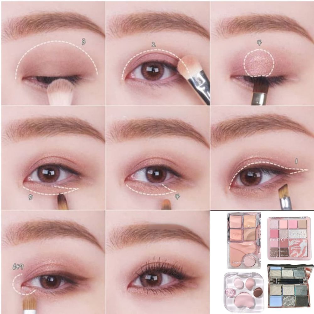 Ảnh 9 của Bảng phấn mắt BEABIAI chất phấn mịn lì, không trôi, không lem, lên màu chuẩn