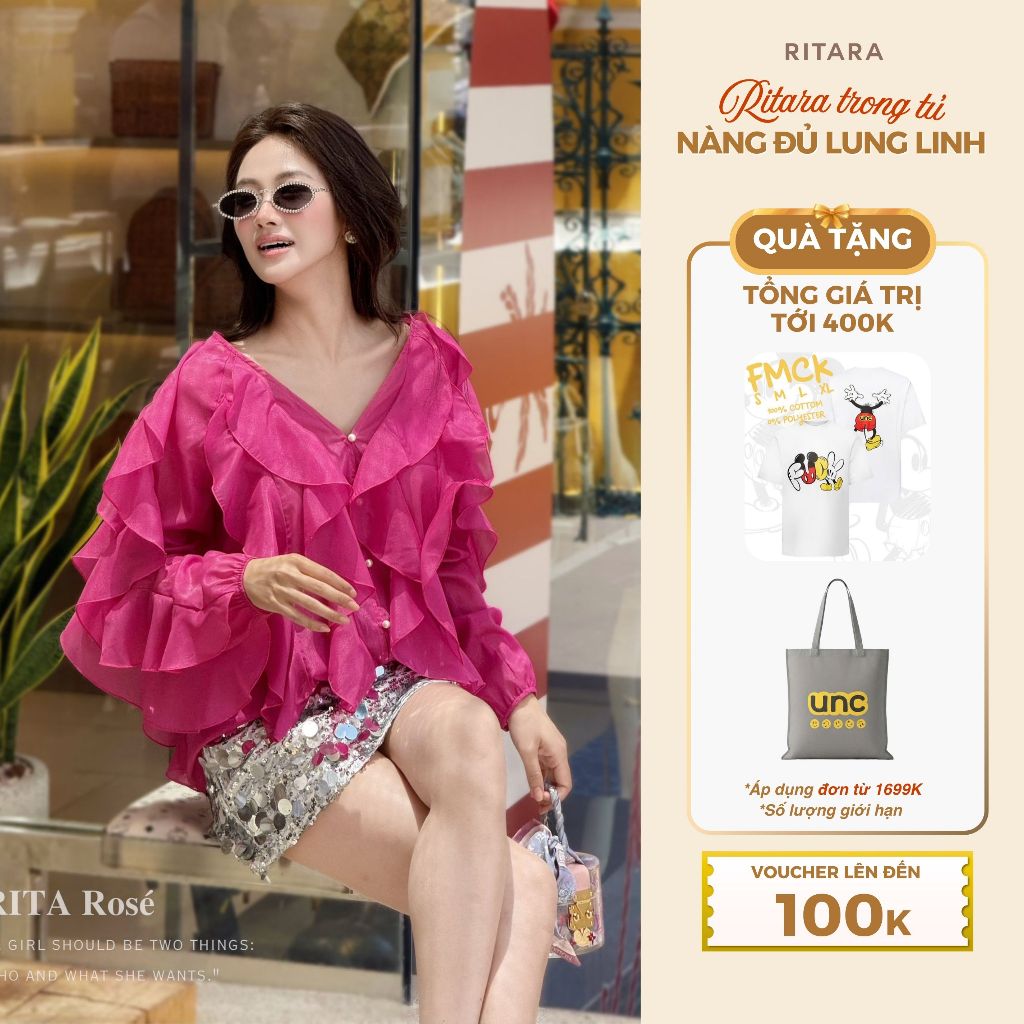 Áo Sơ Mi Voan Dạo Phố RITARA 162 – Nữ Tính & Bay Bổng