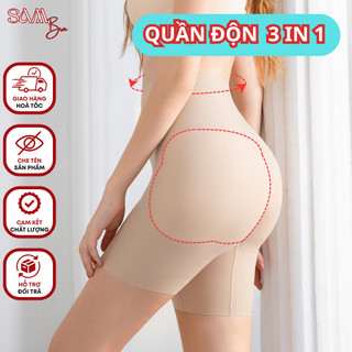 Quần Độn Mông, Độn Hõm Hông SamBra Hỗ Trợ Siết Eo Nịt Bụng Dưới Tự Nhiên Không Lộ Viền QS08