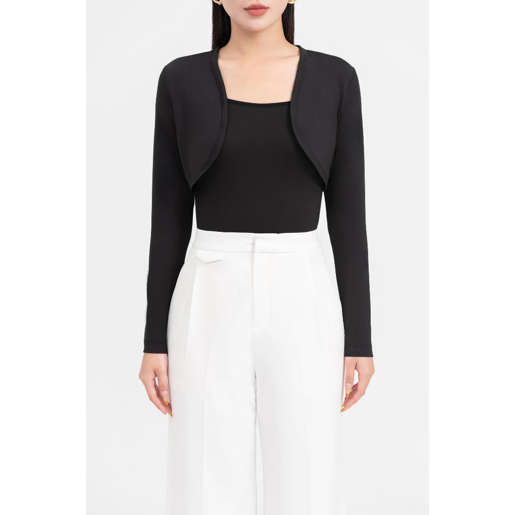 Áo thun mỏng khoác ngoài dài tay, áo khoác dáng Croptop IVY moda MS 61T0234 | BigBuy360 - bigbuy360.vn