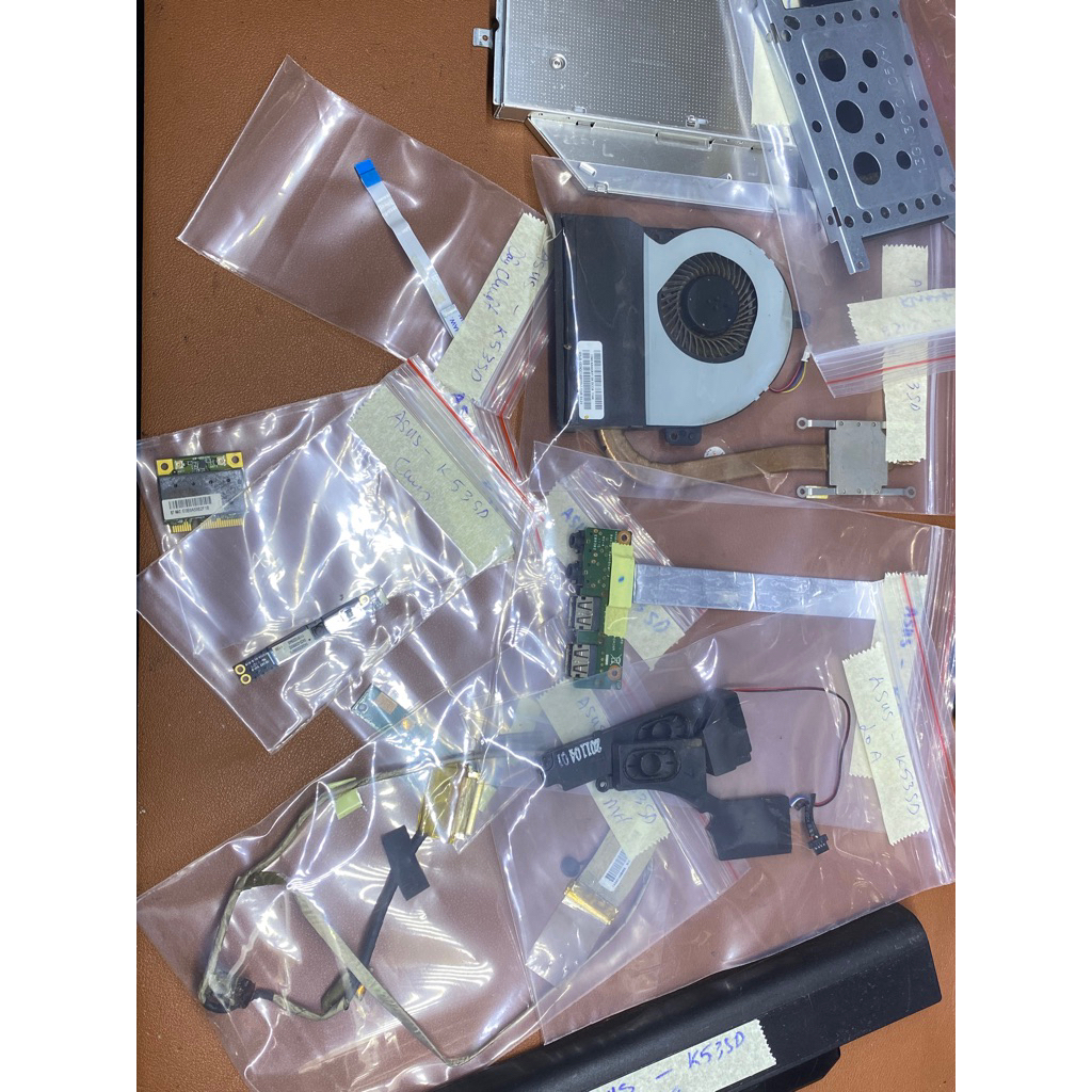 Xác Laptop Asus K53sd K53 linh kiện rã máy