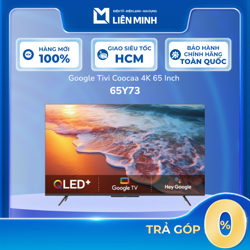 [Shopee - Lắp đặt 0Đ HN HCM] Google Tivi Coocaa 4K 65Y73