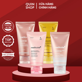  Mặt Nạ Lột Căng Bóng Da Medicube Collagen Kojic Acid Turmeric PDRN Pink Caffeine Night Collagen Milk Toning Wrapping 
