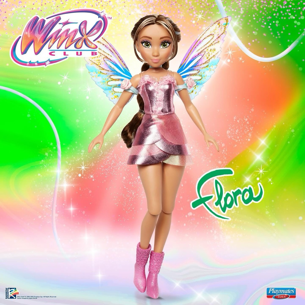 WINX CLUB REBOOT - BÚP BÊ WINX FLORA FAIRY PLAYMATES TOY