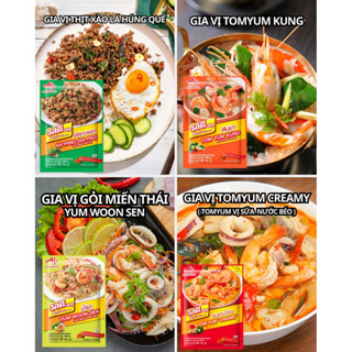  BỘ GIA VỊ NẤU ĂN CHUẨN THÁI LAN LẺ TỪNG GÓI ROSDEE ĐỦ LOẠI 