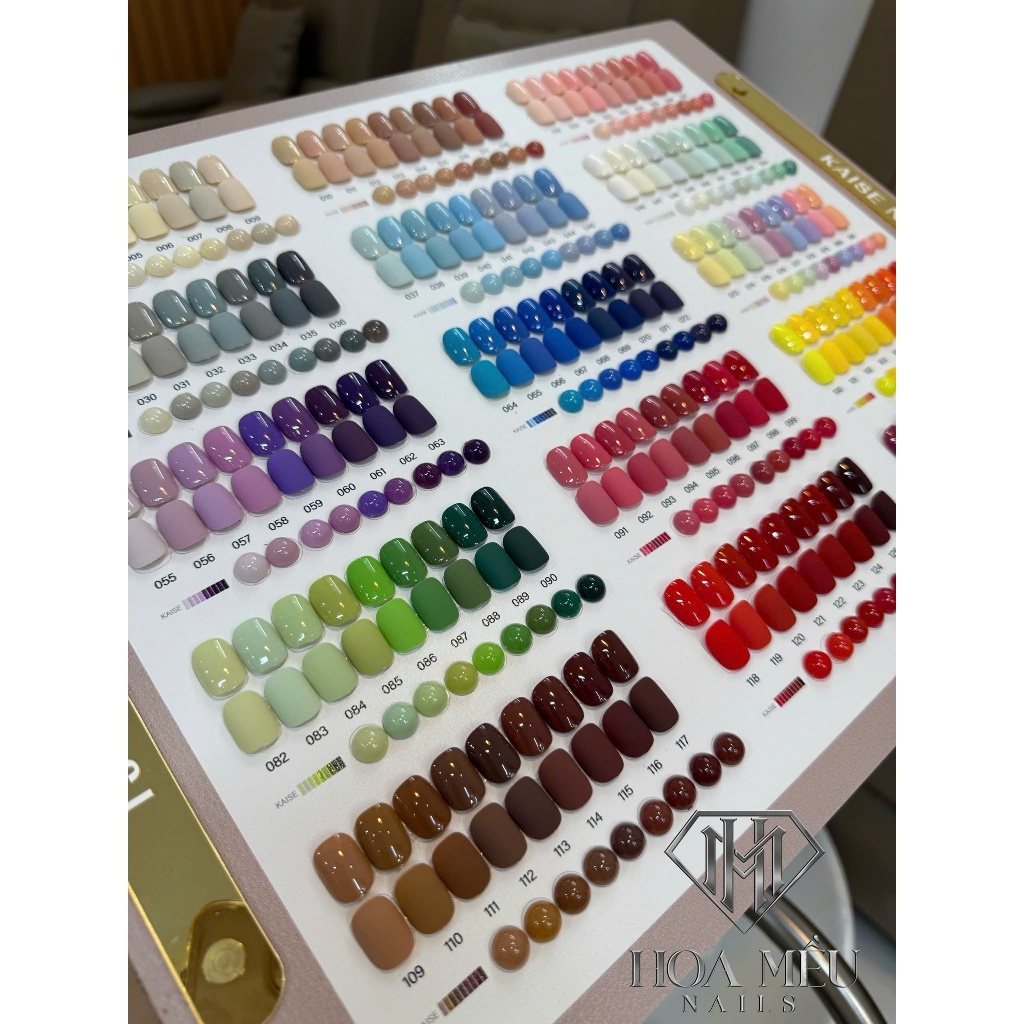 Set sơn gel 135 màu Kaise cao cấp - kèm bảng màu