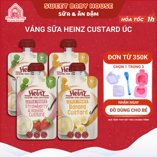 Váng sữa Heinz Custard Úc gói 120g cho bé ăn dặm - Sweet Baby House 