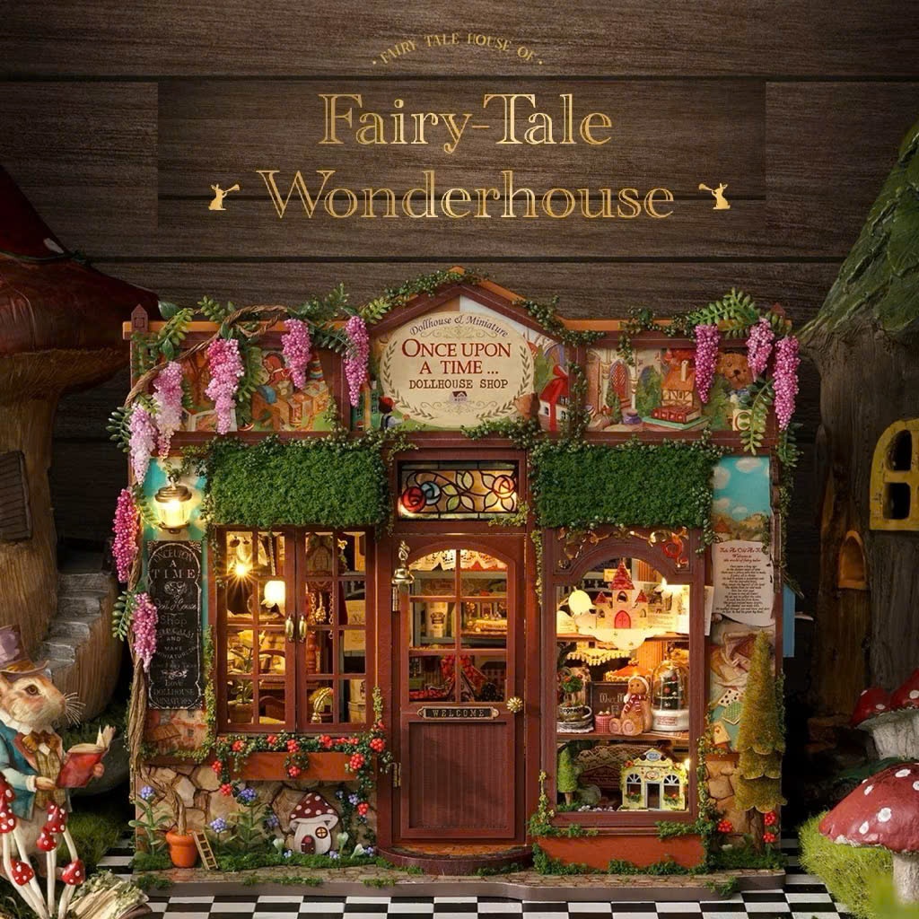 Bộ lắp ráp mô hình nhà búp bê CUTEROOM diy Doll house Miniature nhà Fairy Tale Wonder house F-068-B