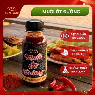 Nước Chấm Muối Ớt Đỏ Thần Thánh AnVi Food 150g, tương chấm hải sản, đồ nướng, thịt nướng, ăn lẩu, sauce