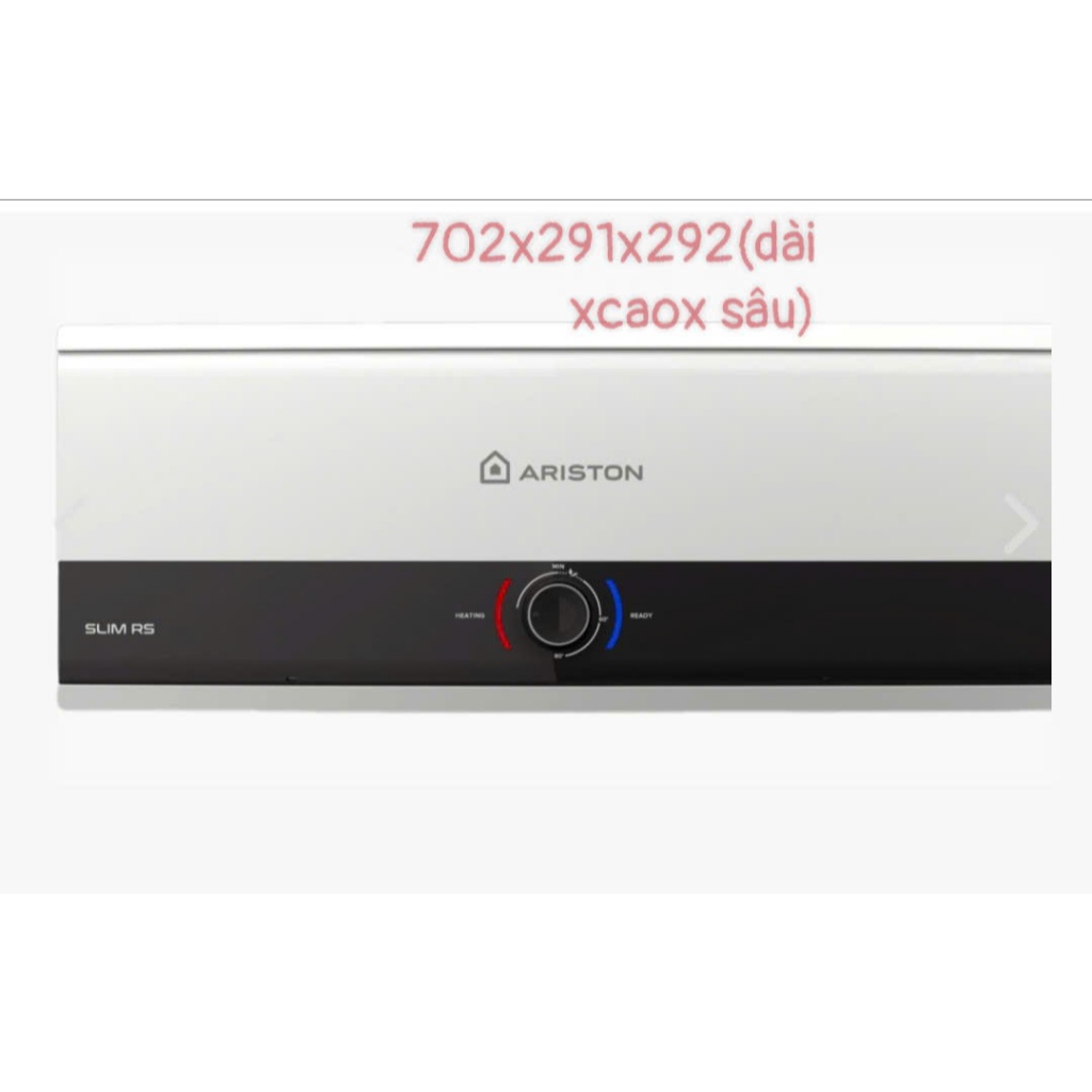 ARISTON AN2 RS / SLIM3 RS 15 20 30 lít vuông ngang - Bình nóng lạnh gián tiếp 2.5FE 2500W