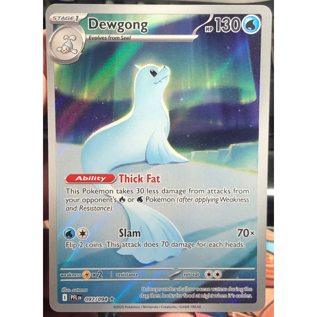 [KW2 Pokemon] [EN] Thẻ Dewgong - 097/094 - Illustration Rare