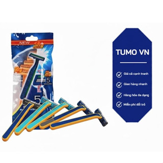  combo 3 bịch - 15 CÂY DAO CẠO RÂU 2 LƯỠI -BỊCH VÀNG - ms211176  HDK  