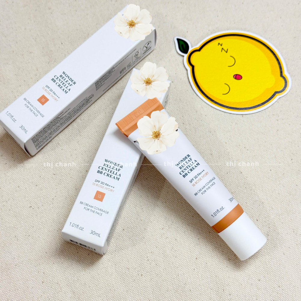 [Sẵn 6 màu] Kem nền Rau Má PURITO Wonder Releaf Centella BB Cream SPF30 PA + + + 30ml