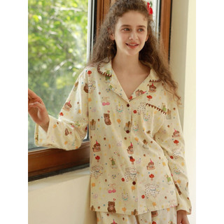  After Bath - Bộ Pyjama Cotton Holiday Puppy Set PJ229 