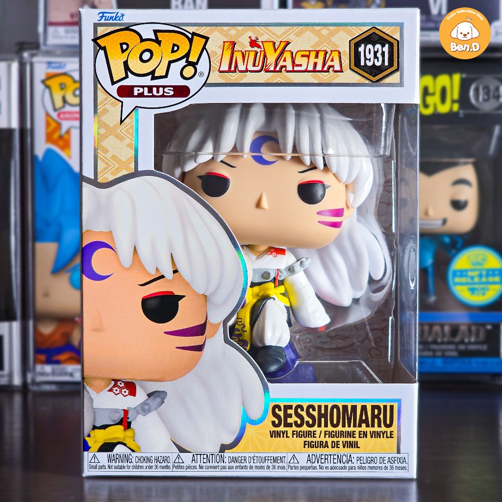Mô hình Funko POP Plus: Inuyasha - Sesshomaru (Sitting) #1931