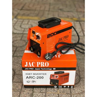  Máy hàn que mini gia đình Jacpro ARC-200 chuyên hàn kéo 2li5 hỗ trợ 3li2 số lượng lớn công nghệ Nhật bản 