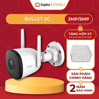  Camera Wifi ngoài trời Imou Bullet 2C - F22P F32P F52P - 2MP 3MP 5MP - Hồng ngoại & Chống nước 