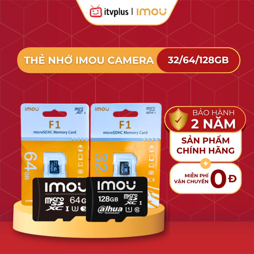 Thẻ Nhớ IMOU 128GB/64GB/32GB - Tốc Độ Cao - Chuyên Dụng - Chính Hãng