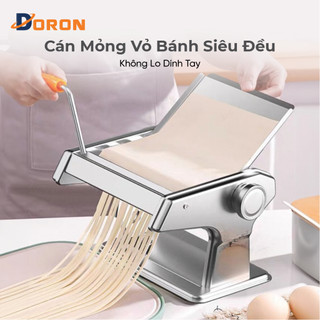 Máy cán mì 3 lưỡi dao làm bánh đa năng, phù hợp gia đình