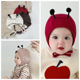 Mũ tròn râu kiến cotton dày dặn mềm mại, giữ ấm cho trẻ sơ sinh và trẻ nhỏ