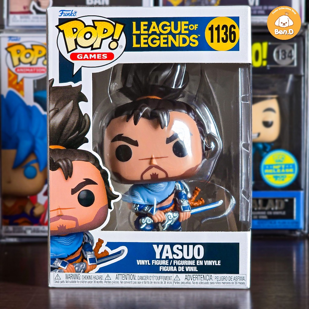 Mô hình Funko POP Games: League of Legends - Yasuo #1136