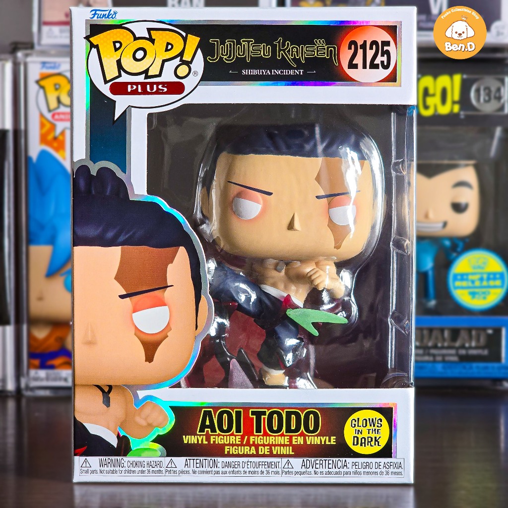 Mô hình Funko POP Plus: Jujutsu Kaisen - Aoi Todo (GLOW) #2125