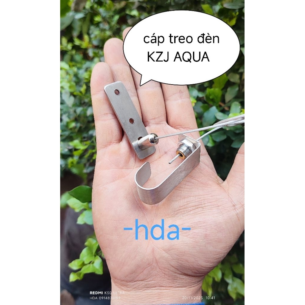 Cáp treo đèn KZJ AQUA _(by_hda)