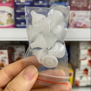 Combo 10 Đầu núm silicon lắp vào xy lanh rửa mũi