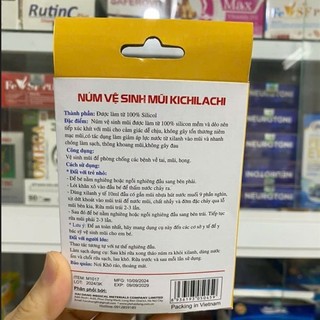 Combo 10 Đầu núm silicon lắp vào xy lanh rửa mũi