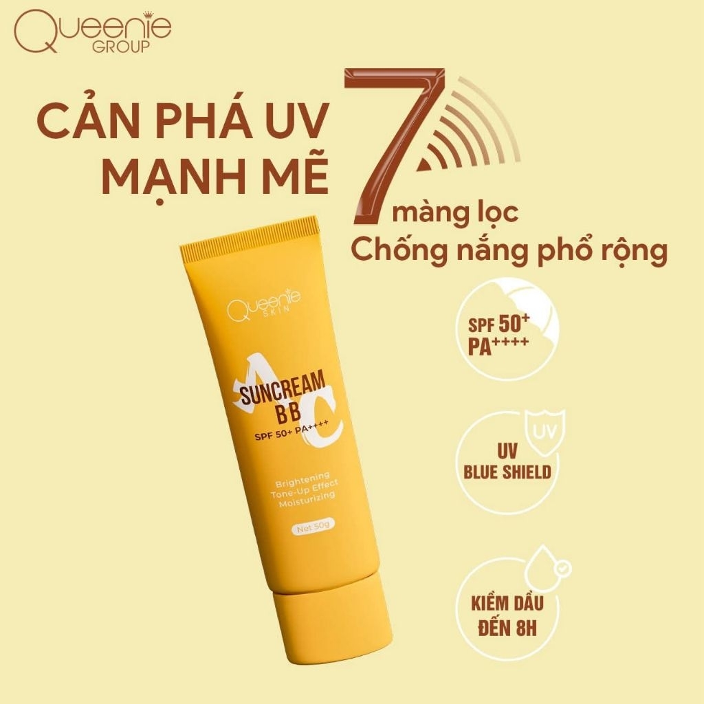 Kem Chống  Nắng QUEENIE SKIN