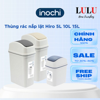  Thùng Rác Nắp Lật Inochi cao cấp đựng rác trong văn phòng nhà bếp thùng rác nhựa để phòng ngủ ,phòng khách nhà vệ sinh 