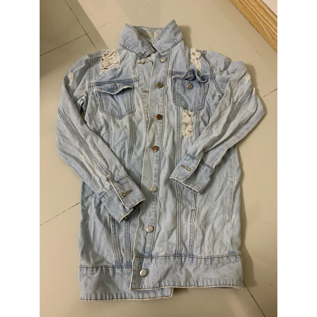áo khoác jean size 6uk(l)
