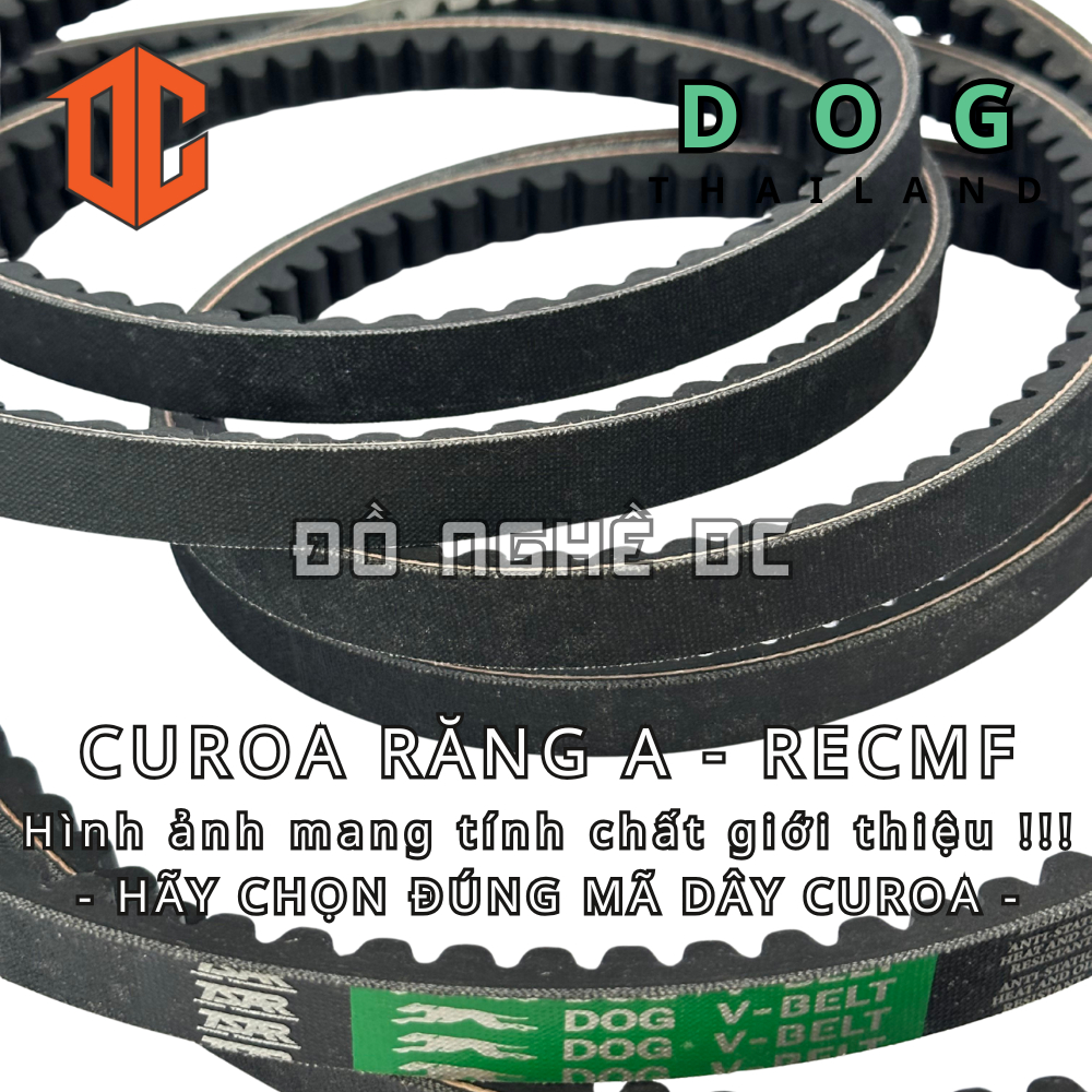 Sợi cao su curoa răng cưa RECMF DOG - Thailand A52 A60 A70 A80 A40 A21 A36 A88 A57 A73 A63 A57 A61 A