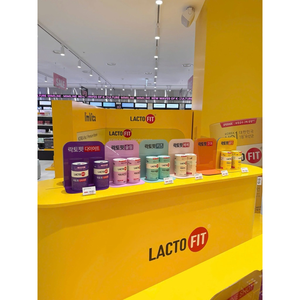 Men Vi Sinh LACTO FIT GOLD Hàn Quốc các dòng (vàng, tím , hồng)