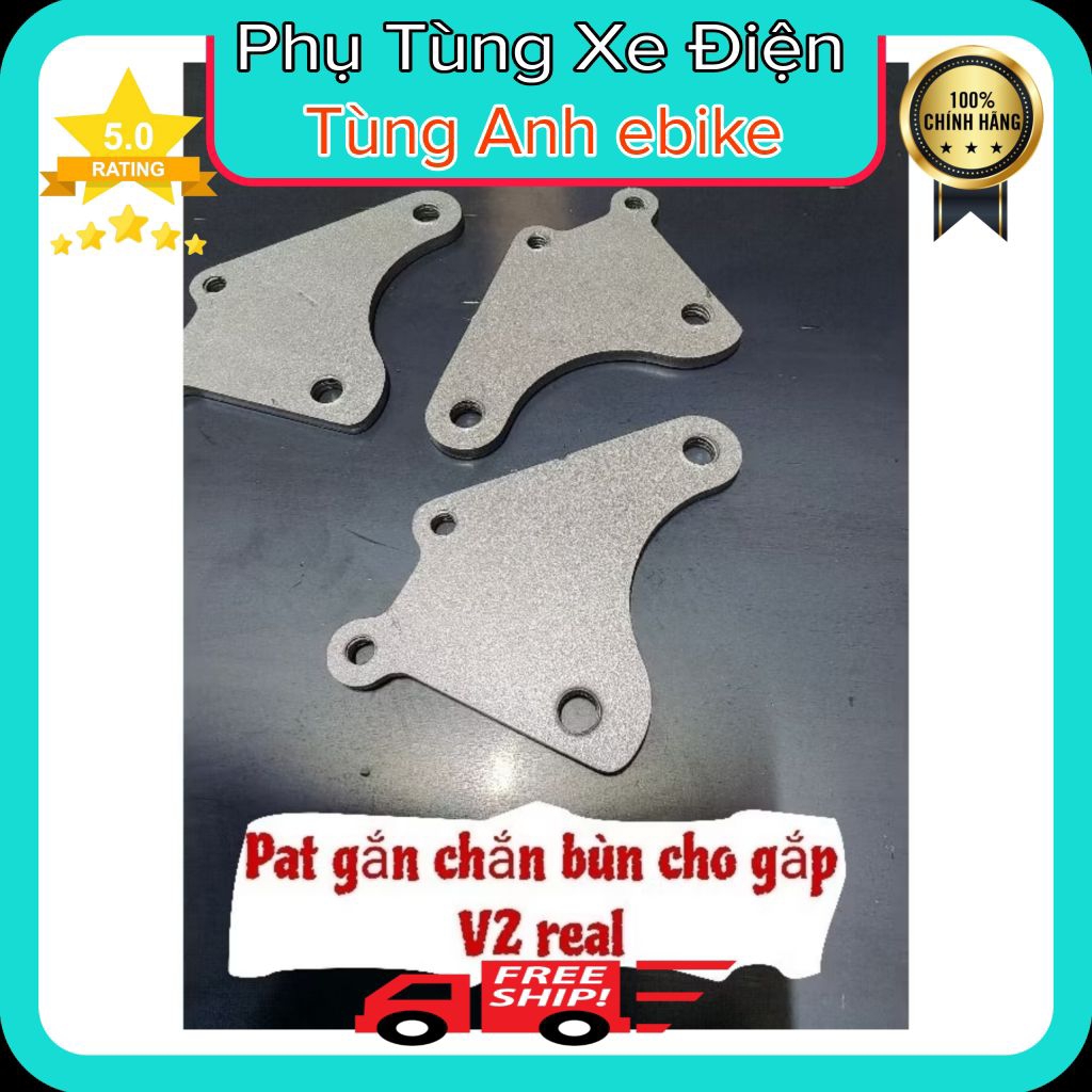 Pat gắn chắn bùn CNC cho gắp V2 real