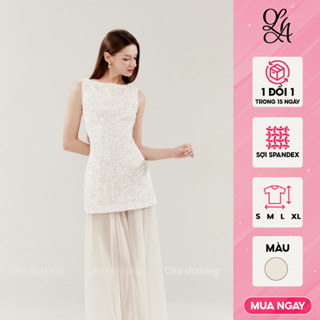  Đầm Bling dự tiệc Gala Dress mặc 2 kiểu | Olia - Đầm Dạ Hội Lấp Lánh Tôn Dáng Sang Trọng 