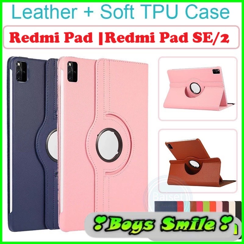 Bao da xoay thông minh cho Redmi Pad 2 9.7" / Redmi pad 2 / SE 10.61 "2022 gấp dựng xem phim